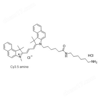 Cy3.5 PEG Amine，Cy3.5-PEG-Amine，Cyanine3.5-PEG-NH₂