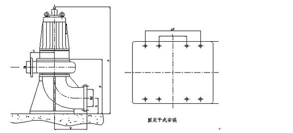 杜安环保WQ1000-9.5-45潜污泵自耦安装