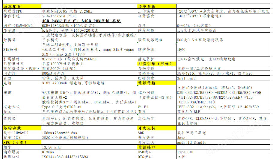 XY-68G4型移動(dòng)執(zhí)法終端