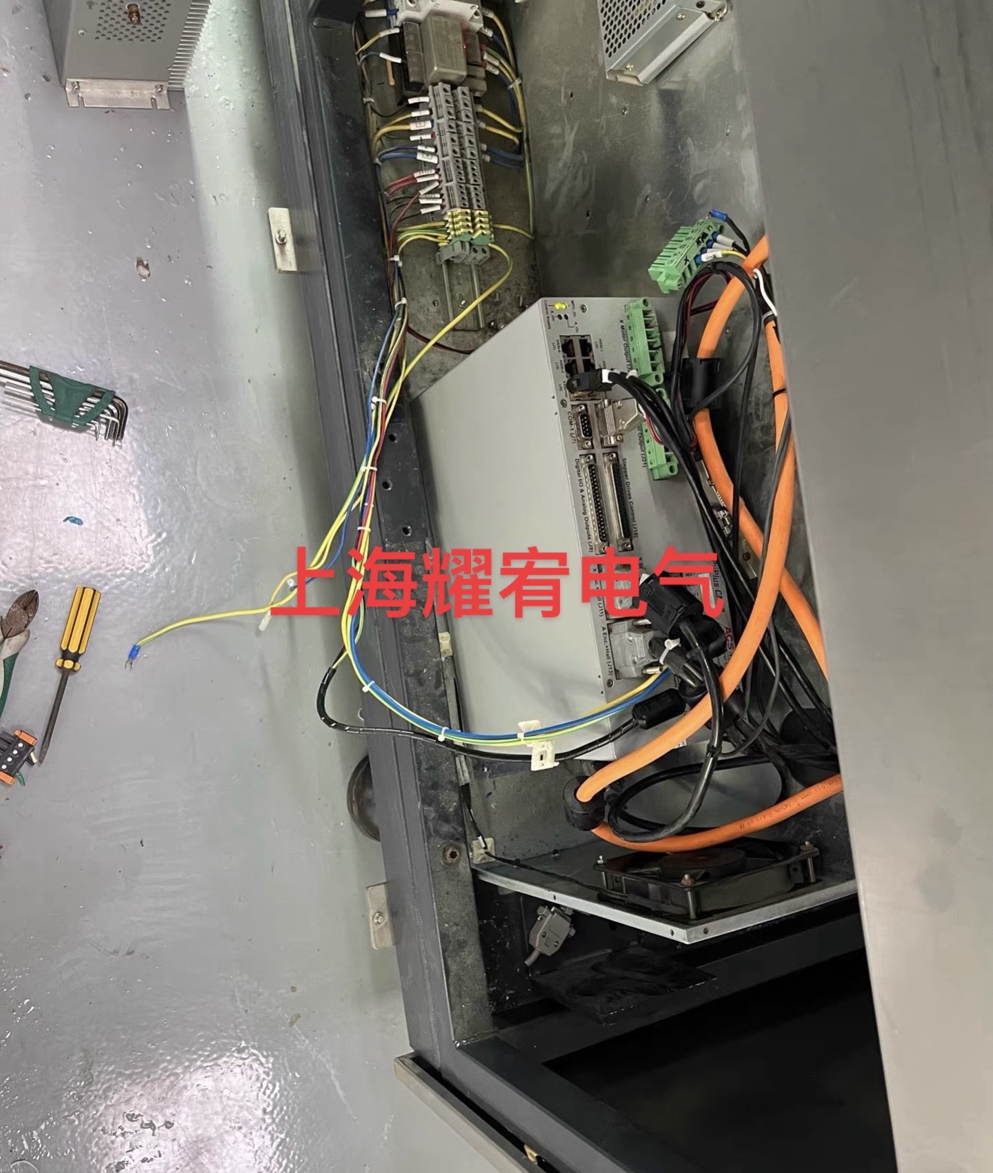 維修ACS運動控制器開機報警無法啟動（原廠配件修理）