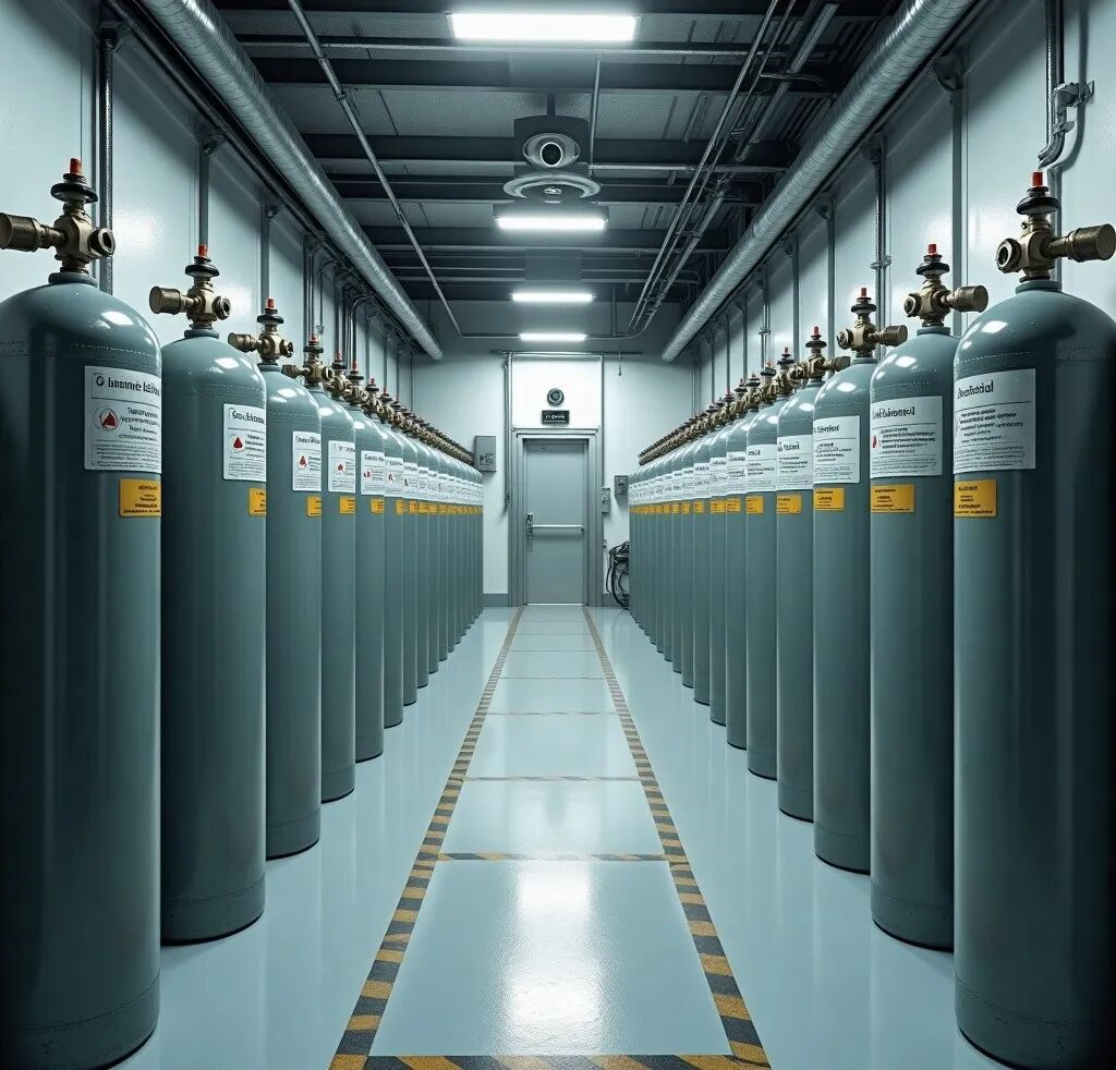 實驗室集中供氣系統的氣體安全存儲要求