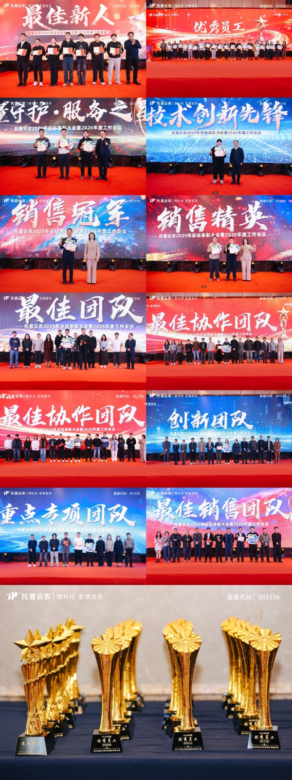 時(shí)間有為、未來無界|托普云農(nóng)2025年總結(jié)表彰暨2026年會(huì)盛典圓滿落幕