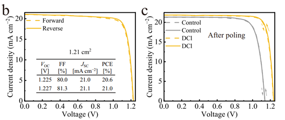 圖片7.png 高QFLS與鐵電效應(yīng) 實(shí)現(xiàn)TOPCon疊層電池31.1% PCE
