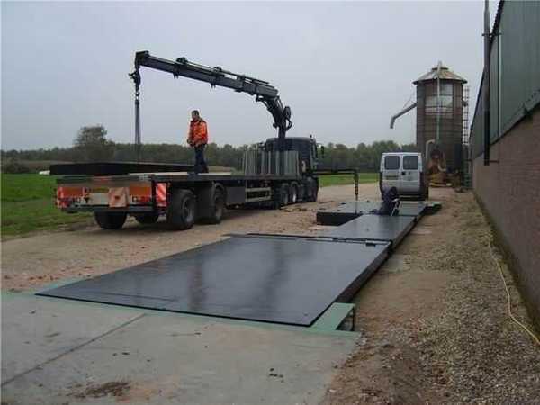 电子地磅安装施工 (8).jpg 电子地磅称重不准问题全面解决方案